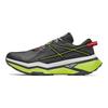 Anta Falcon 2 Comfortable Fit Fabric Wear-Resistant Shock Absorption Low-Top Trail Running Shoes Men Sneaker Black Green 112445502A-1