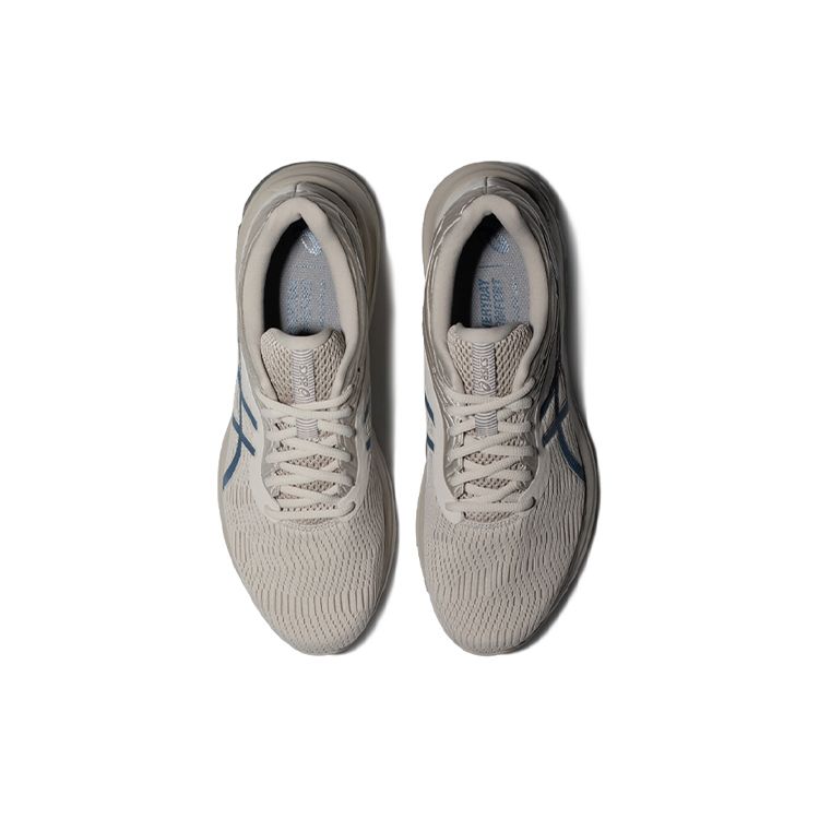 Asics Gel-Pulse 11 Sports Fabric Synthetic Leather Durable Breathable Low-Top Casual Running Shoes Men sneaker Gray Blue 1011B293-022