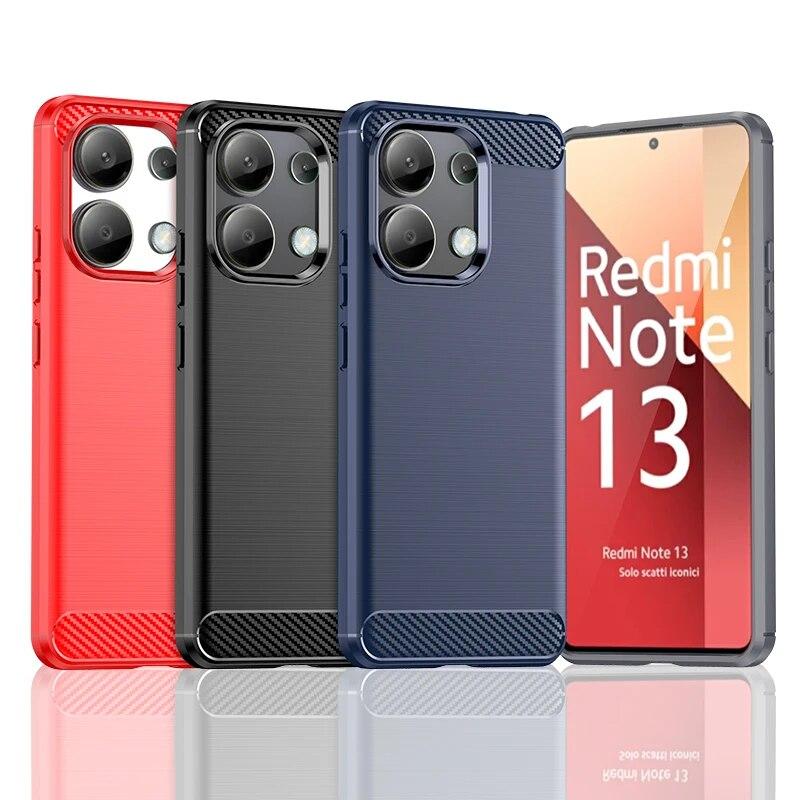 

Для Xiaomi Redmi Note 13 4G противоударный оригинальный матовый защитный чехол из ТПУ для задней панели телефона Xiaomi Redmi Note 13 Pro Plus 5G