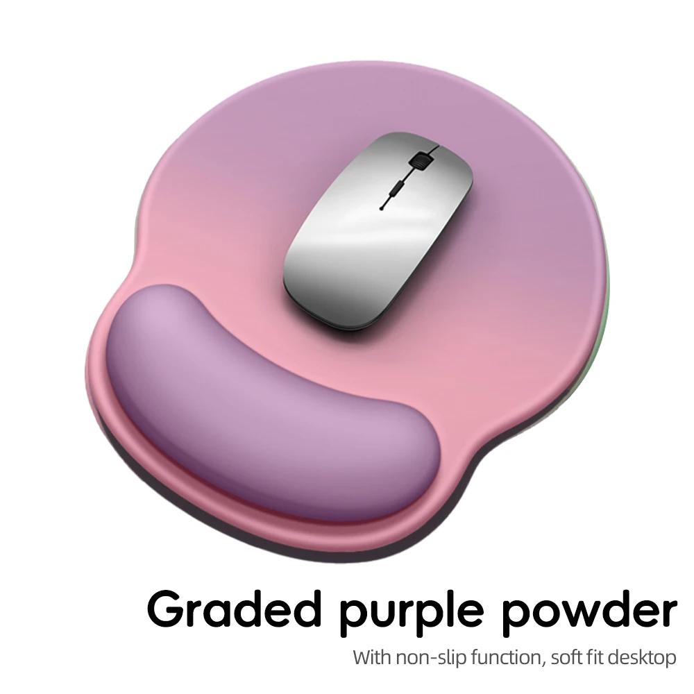 

Gradient Mouse Pad Soft Gaming Mouse pad Mice Mat Comfortable Mouse Pad Wrist Rest Gamer For PC Laptop pad рожевий