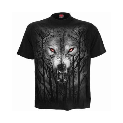 Spiral Direct Unisex Adult Forest Wolf T-Shirt
