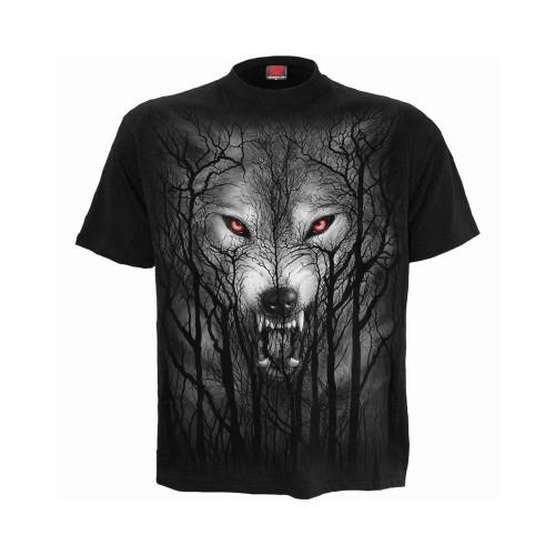 Spiral Direct Unisex Adult Forest Wolf T-Shirt