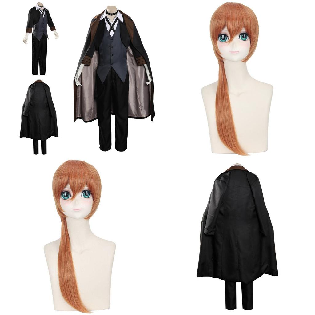 Bungo Stray Dogs Nakahara Chuuya Kostium Cosplay Oddychająca Tkanina Elegancki Design