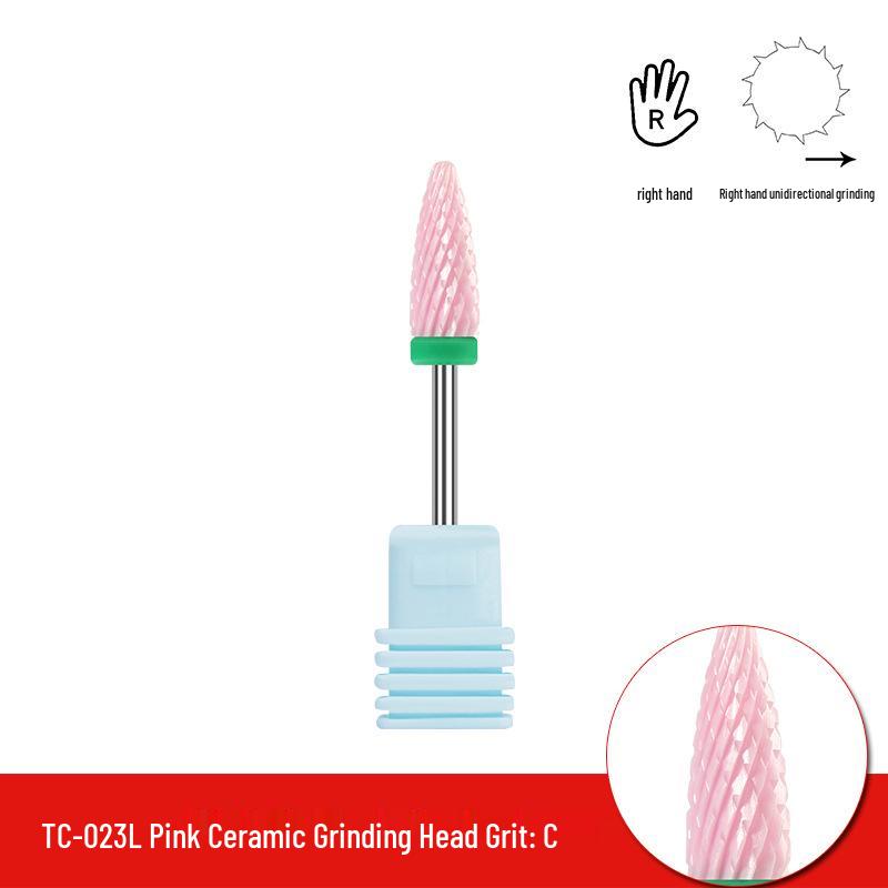 Single Bullet-Shaped Ceramic Nail Grinding Head 2.35