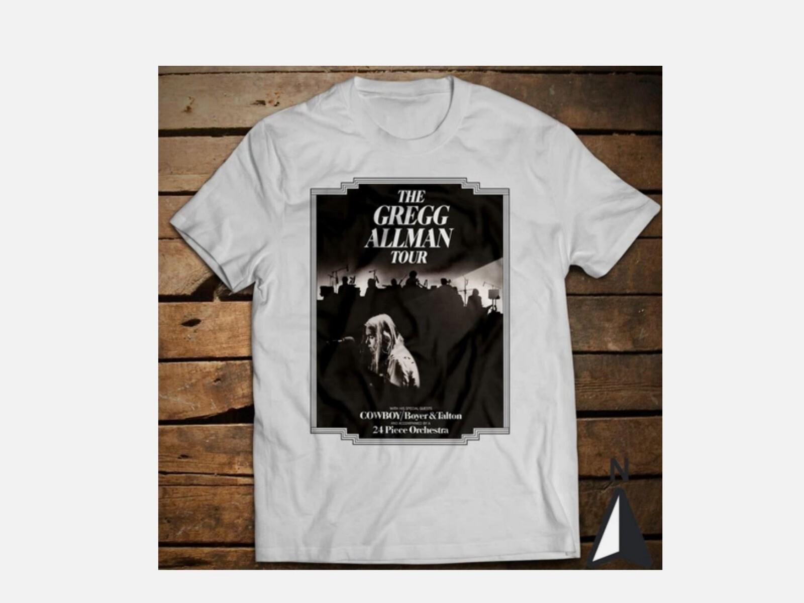 26 Classic Music Album T-Shirt The Allman Brothers Band Gregg Allman Tour Concert Unisex T-Shirt XXXL