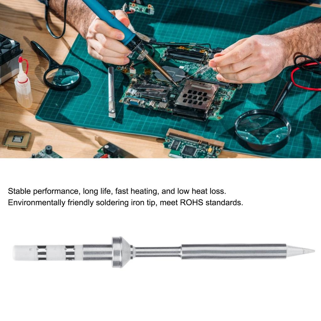 Solder Tip Mini Soldering Iron Tips Replacement for TS100 Electric Soldering Iron Accessories(TSB2 105mm )