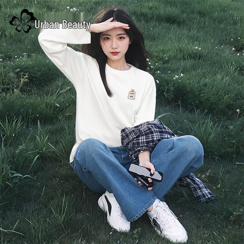 City Beauty Women s Pure Cotton Slimming Long Sleeve T-Shirt S