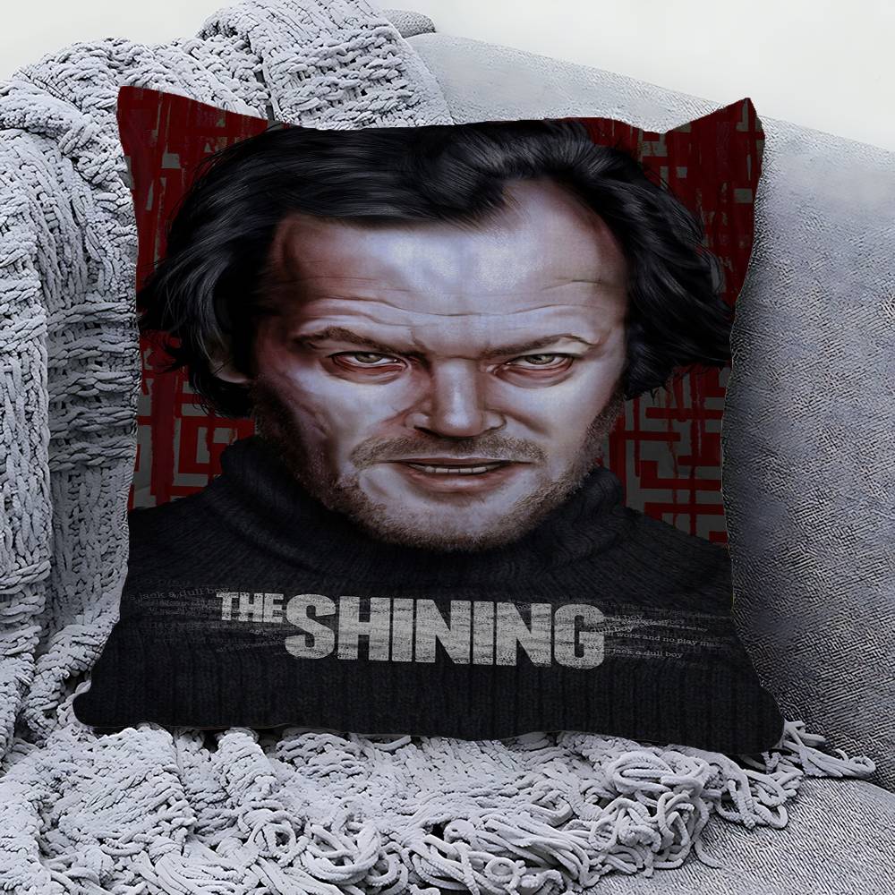 Horror Movie The Shining Pillow Covers Cartoon Sofa Decorative Home Double-sided Printing Short Plush Cute Cushion Cover