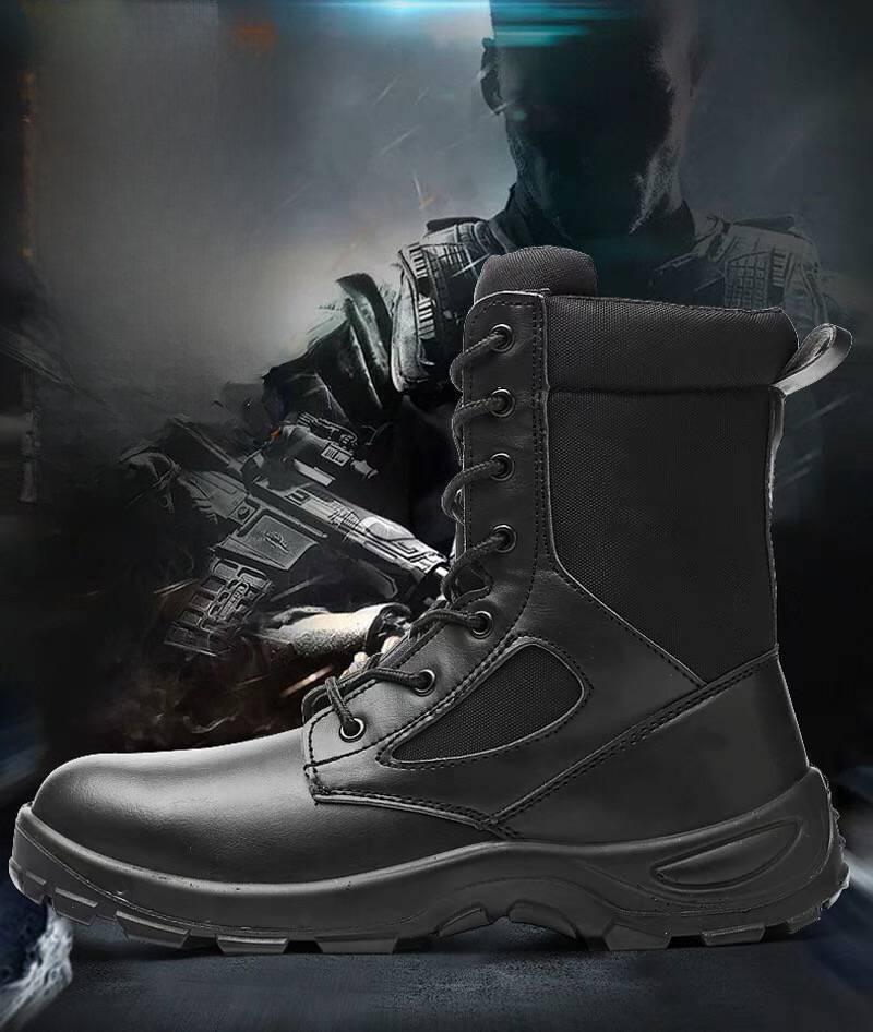 Winter Safety Steel Toe Shoes - Anti-Smash, Anti-Puncture, Velvet-Lined, Anti-Collision, Cotton Protective Footwear.