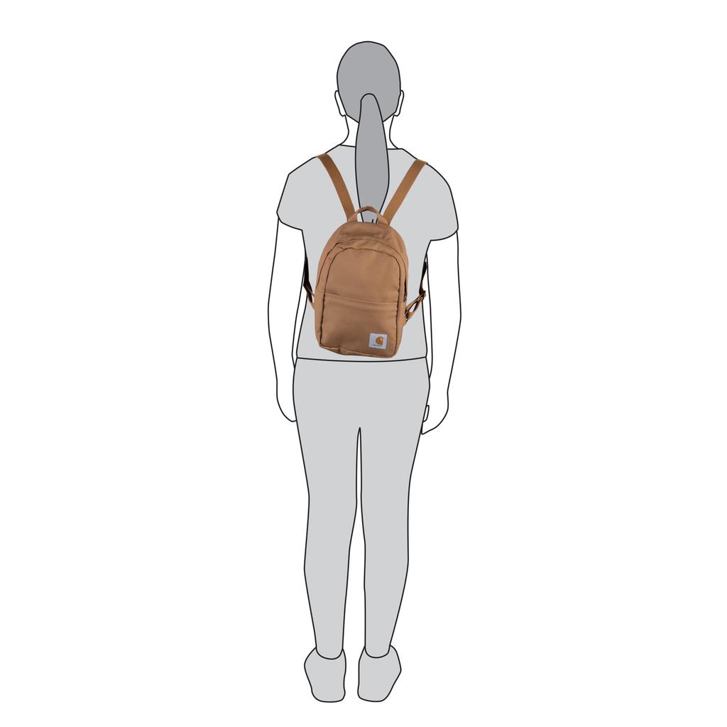 Carhartt Mini Everyday Essentials Tagesrucksack für Herren und Wein Rucksack Rucksack Klein Damen Herren Rucksack, Damen,
