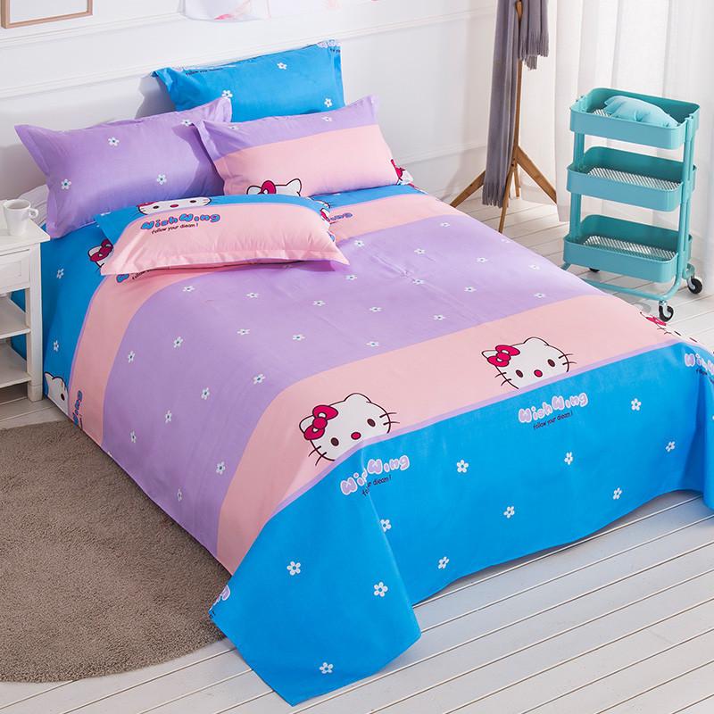 Vícevzorová broušená ložní souprava: Jednoduchý/Dvojitý povlak na přikrývku, prostěradlo a povlak na polštář