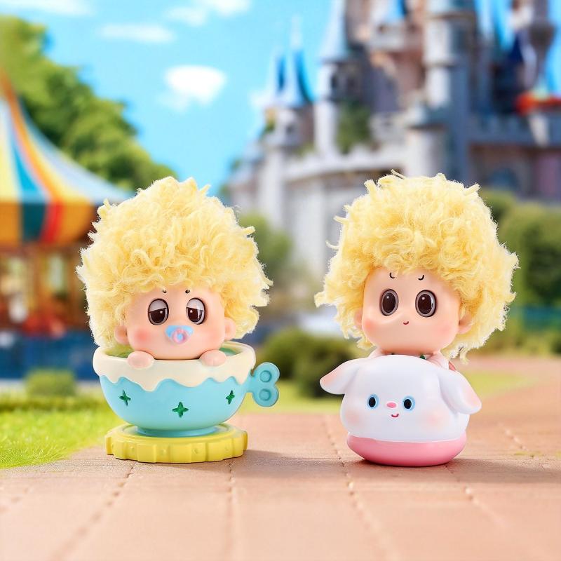 Curly-Haired Baby Series Blind Box Figures Cute Action Figures Collectible Toys For Mystery Box Birthday Gift Home Decorations