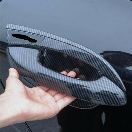 Carbon Fiber 5X Exterior Door Handle Cover Trim For KIA K5 2020 2021 2022 2023