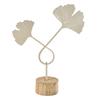 Long-lasting Color Decoration Golden Ginkgo Leaf Statue, Anti-Rust Anti-Oxidation Decorative Art Iron Anti-oxidation Treated Decor Sculpture