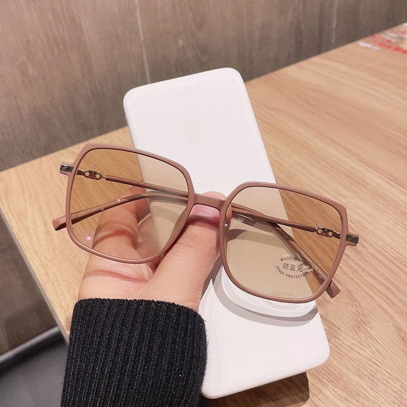 

Anti Blue Light Glasses Photosensitive Color Changing Sunglasses Retro Anti Radiation Myopia Glasses Degree 0 - 6.0 -50