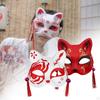 Katzen- und Fuchsmasken-Set für Halloween-Cosplay-Spaß
