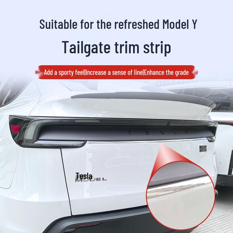 Tesla Model Y Rear Tailgate Decorative PVC Strip