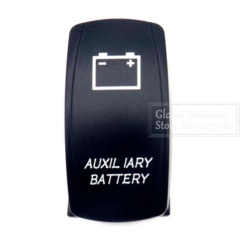 For Car Truck Marine 12V/20A 24V/10A Boat Rocker Switch Toggle 5Pin SPST / 7Pin DPDT ON-Off Switch with LED Light