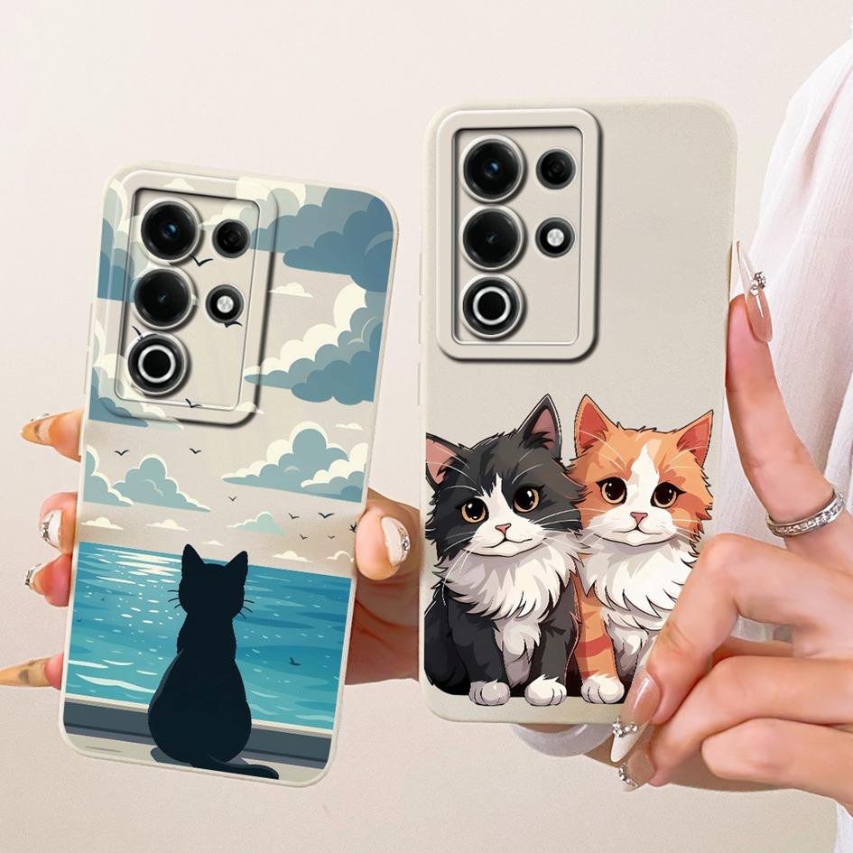 For Itel S25 Ultra Case S686LN Fashion Flower Painted Cover Soft Silicone Funda For Itel S25 S685LN Bumper ItelS25 S25Ultra Etui