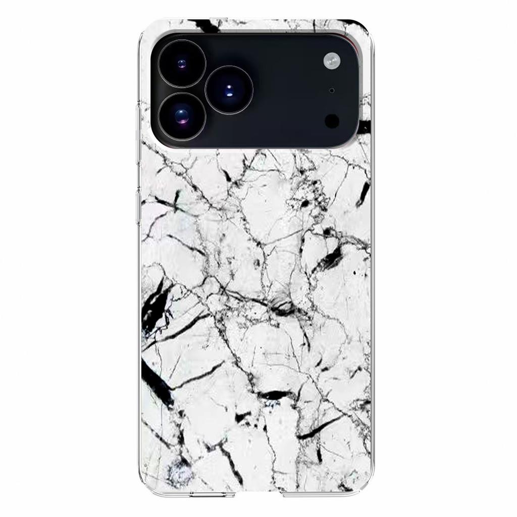 For iPhone 17 Pro Max Case Marble Pattern Printing Soft TPU Phone Cover