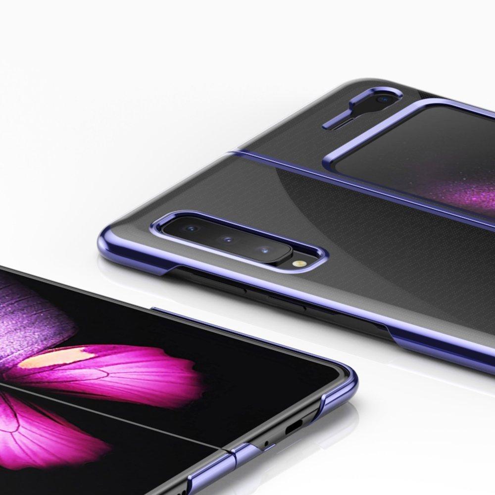 Premium Metallic Frame Blue Case for Samsung Galaxy Fold
