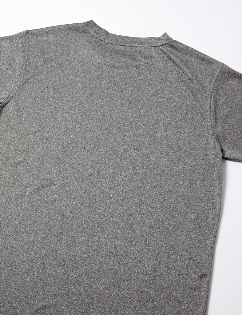 Champion Short Sleeve Crew Quick Antibacterial and Odor UV Graphic Logo Sport Medium Men's T-Shirt, Neck, Drying, Resistant, Protection, Print,