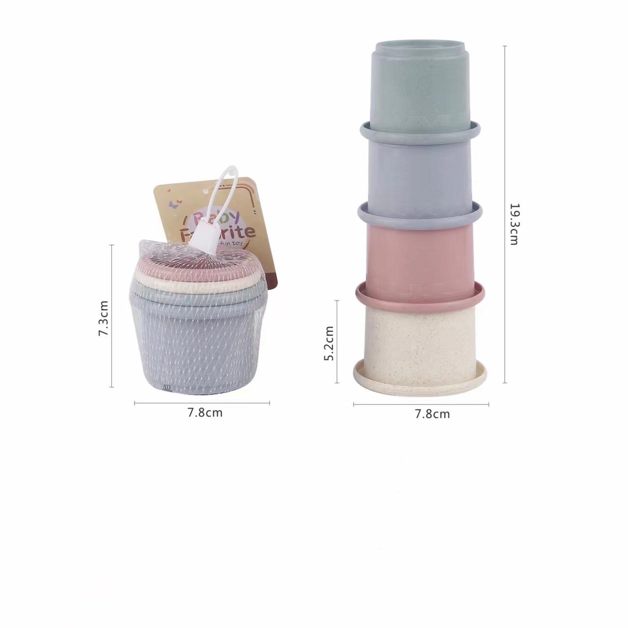 Cross-Border Educational Stacking Cups: Cultivate Baby s Hands-On Skills with Layered Fun