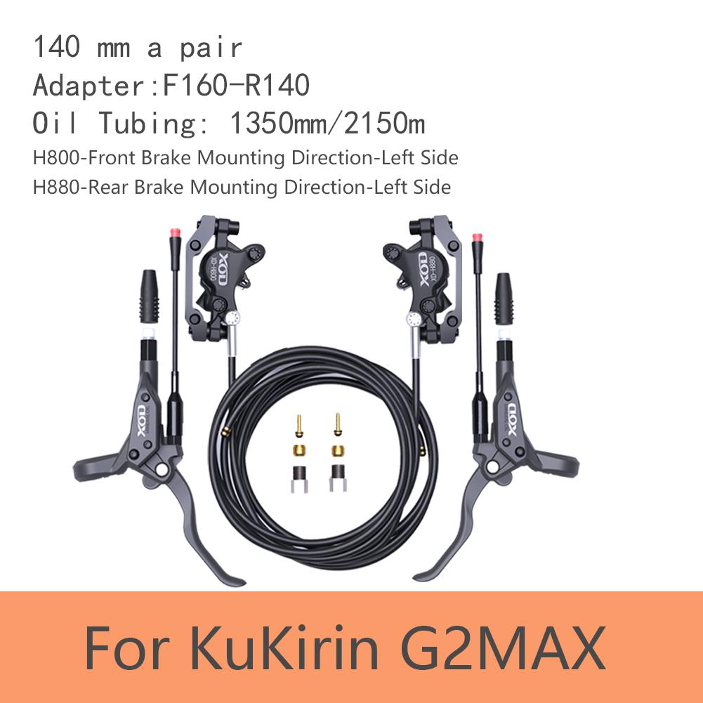 XOD XD-H800 / XD-H880 Hidrauliniai diskiniai stabdžiai elektriniams paspirtukams ir e-dviratiams, – Suderinami su KuKirin G2 G2MAX G3PRO G4 G5