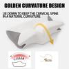 Releep Cervical Neck Pillow Neck Pain Relief Adjustable Contour Pillow for Sleeping Ergonomic Memory Foam Pillow Side Sleeper