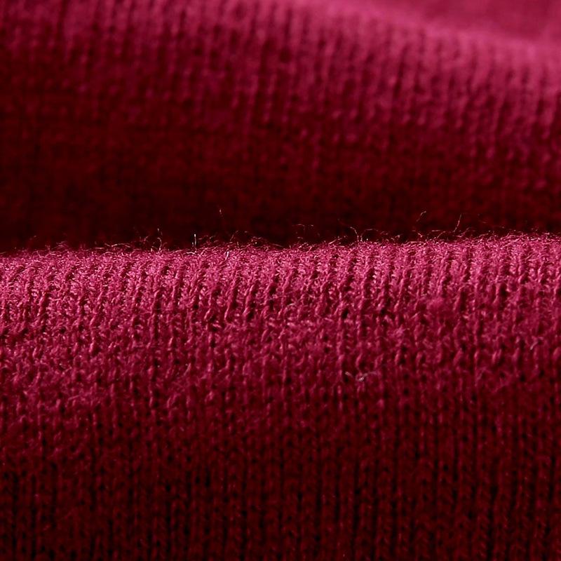 Goldbergh Men's Autumn Red Color Block Cardigan Sweater