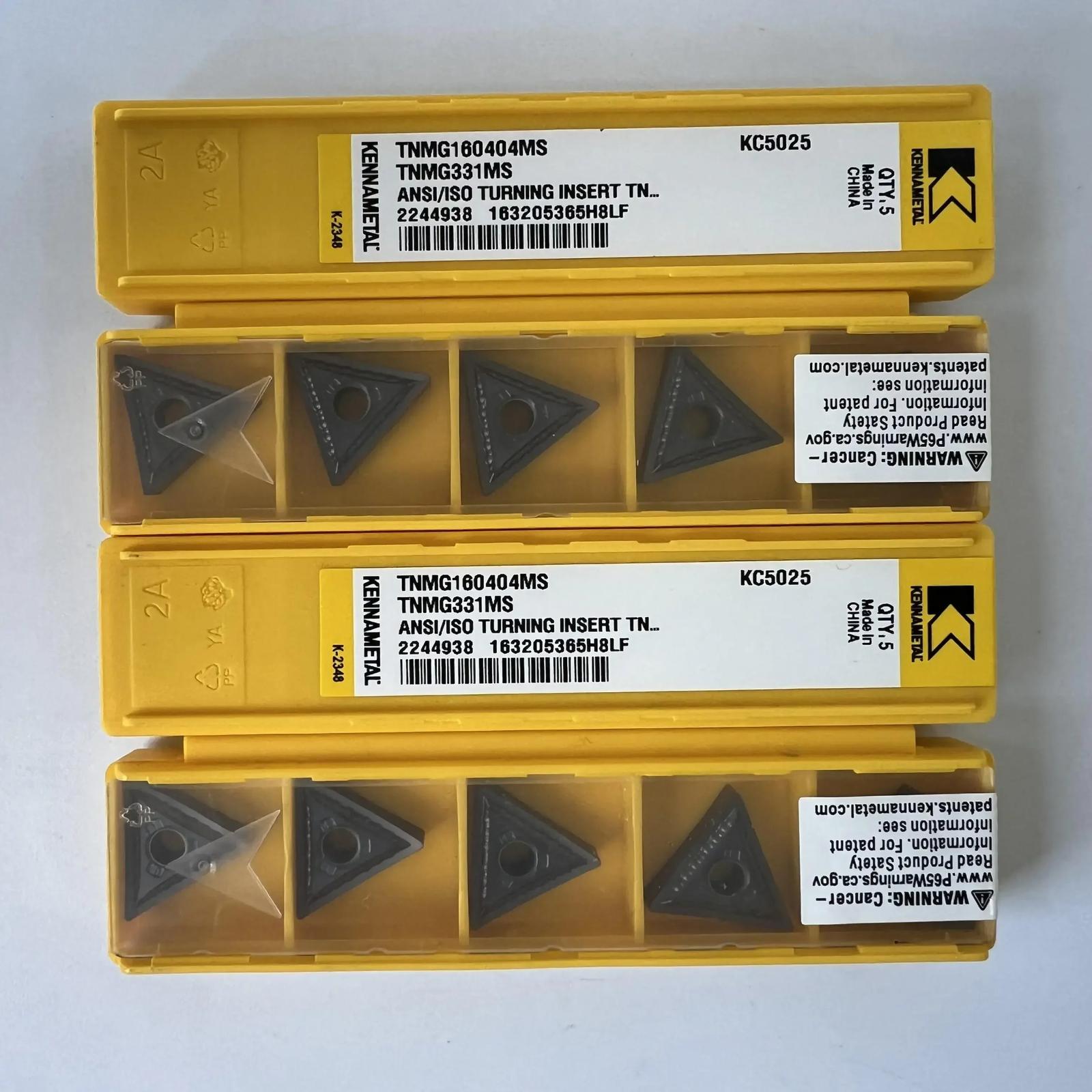 

KENNAMETEL / TNMG160404MS KC5025 / Original carbide blade 10 Pcs
