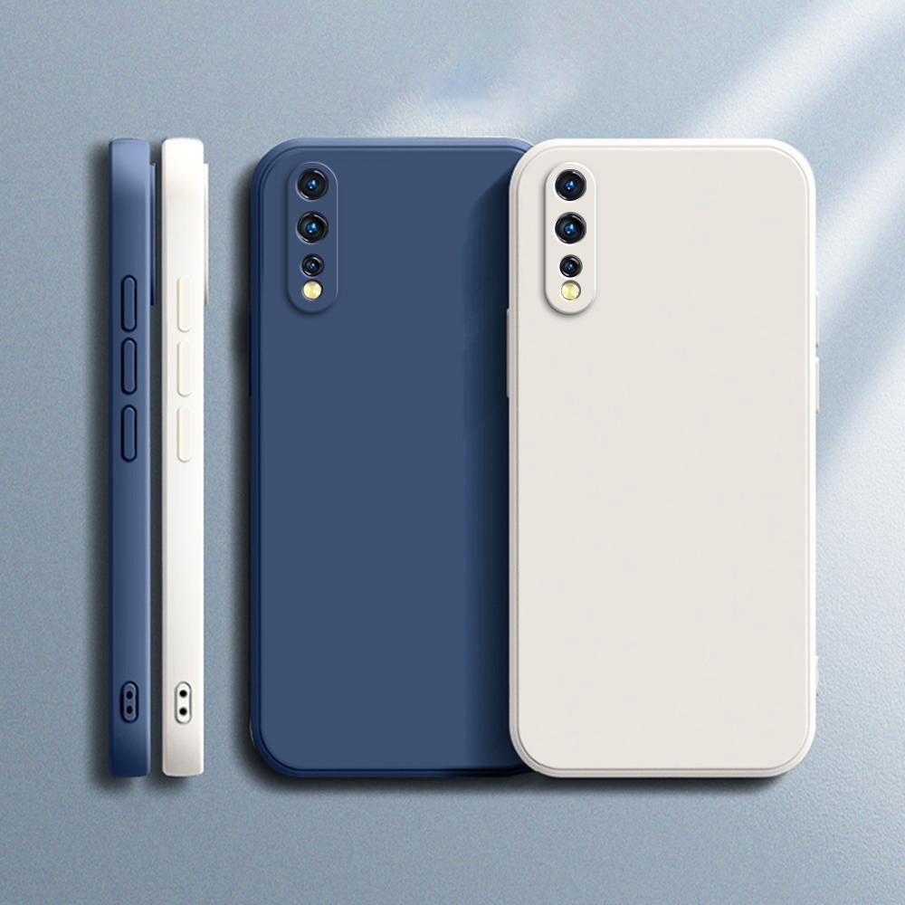 

Оригинальный чехол для VIVO Z5 Z5i Z5X i X Carcasa Camera Protection Square Liquid Silicone Soft Luxury VIVOZ5 Cover Противоударный Funda