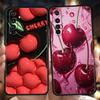 Süße Kirsch-Schleife Handyhülle Für Oppo A3S A15 A17 A31 A95 Find X5 X6 Pro A54 A53 A52 Reno 6 7 8 SE Z Pro 5G Weiche TPU Hülle Capas