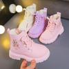 Girls' Fashionable Princess Leather Boots Spring and Autumn Children's  Boots