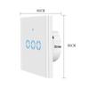 WiFi Smart Home Touch Switch with Alexa Voice Control, European Standard 86 Panel, Mobile Remote Operable