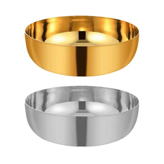 Stainless Steel Mixing Bowl Thickened Dough Kneading Basin 32cm Multi-Purpose Basin for Stirring Salads Beating Eggs Cleaning Vegetables