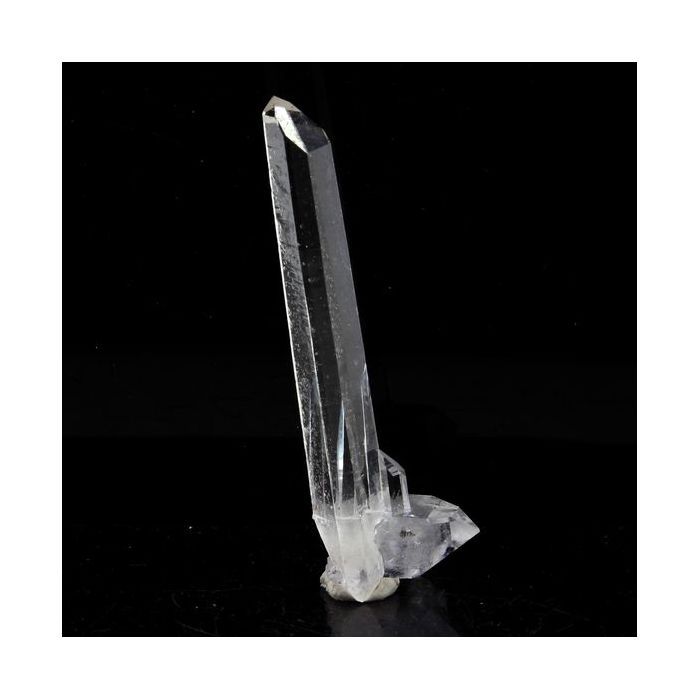 Pierres et Minéraux. Quartz biterminé. 29.5 ct. La Gardette Mine, Bourg d'Oisans, Isère, France.