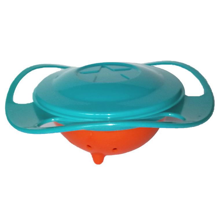 360° Drehende Auslaufsichere Gyro-Schüssel für Kinder - Lustiges und Ausgewogenes Design