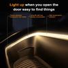 Car Trunk LED Light Strip 157.48in Multicolor Ambient Lighting Easy Installation Battery-Free