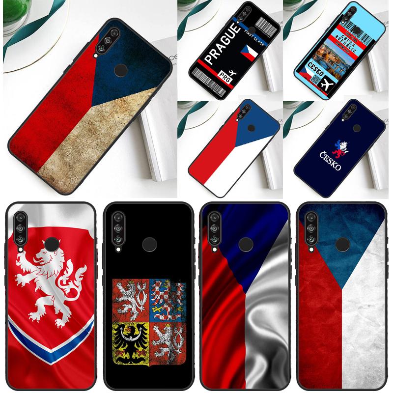 Czech Republic Flag For Huawei Nova 12s 12i 11i 8i 9 10 SE Y91 Y90 Y60 Y70 Y72 Y61 P20 P40 Lite P30 P60 Pro Case