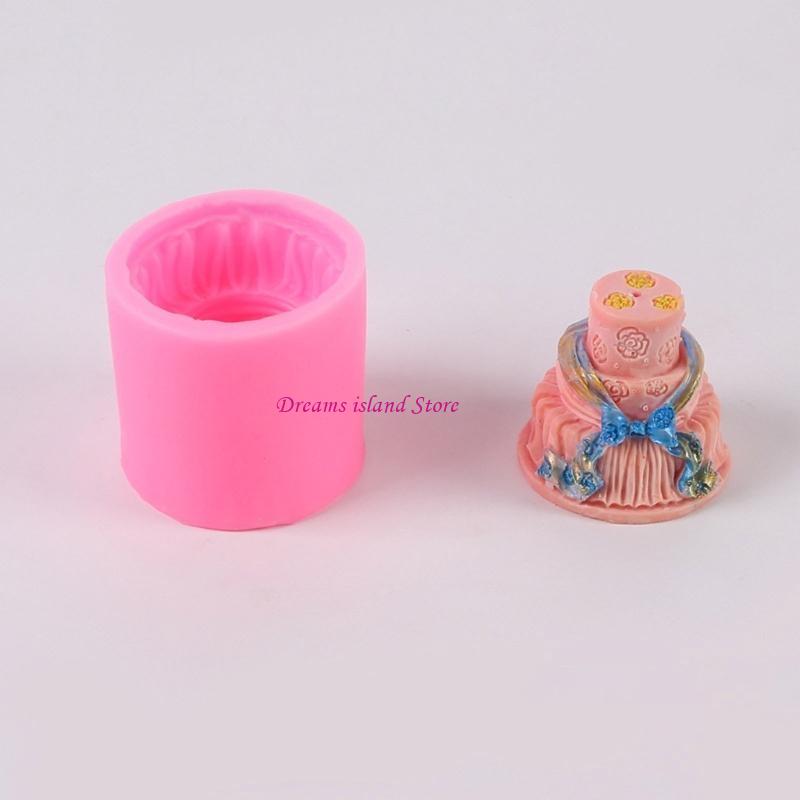 Silicone Fondant Mould Candy Mold Cake Shaped DIY Reusable Moulds Baking Tools HX6C