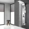 Shower Panel Tap with Hydromassage - Nickel-plated