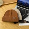 Korean Style Simple and Versatile Bow Knitted Hat Autumn and Winter Outdoor Warm and Cold Proof Woolen Hat Showing Face Small Baotou Cold Hat