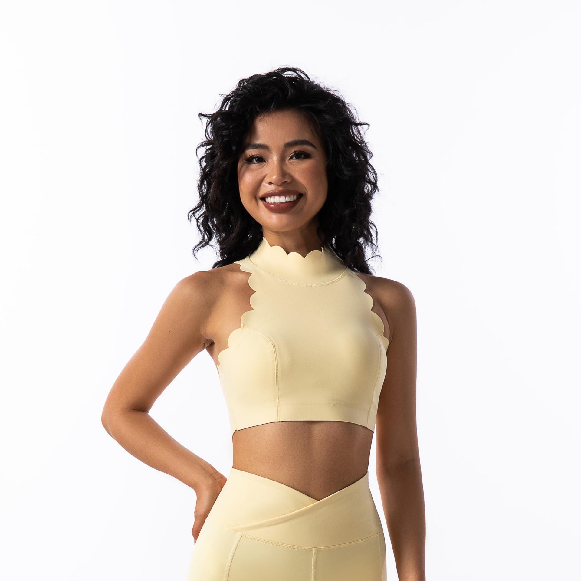 

Топ для йоги без рукавов Nude Feeling с защитой от ударов, с вырезом-борцовкой – Универсальный базовый слой для фитнеса, бега, пеших прогулок и йоги Large