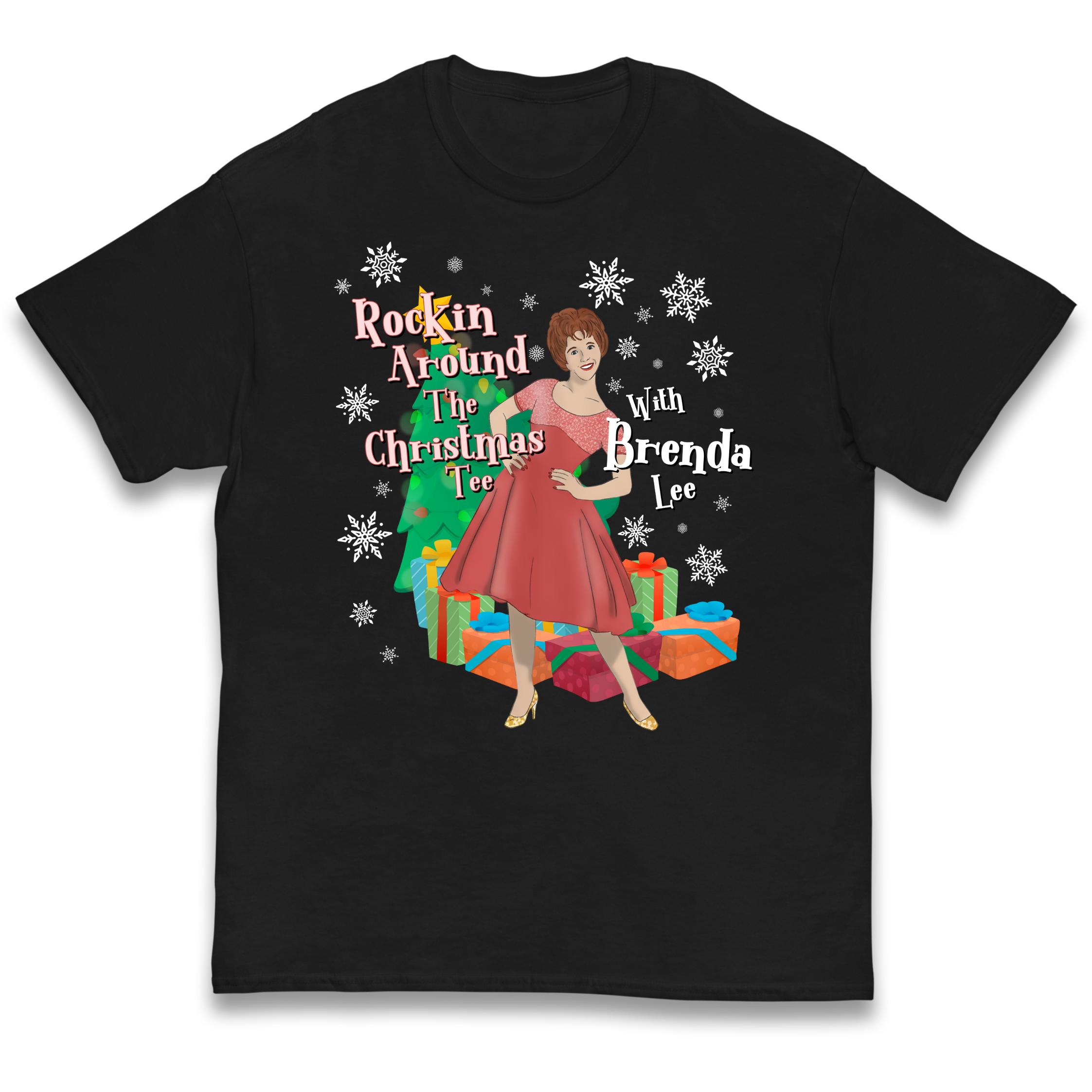 Brenda Lee Rockin Around The Christmas Tree Christmas Kids T Shirt 100