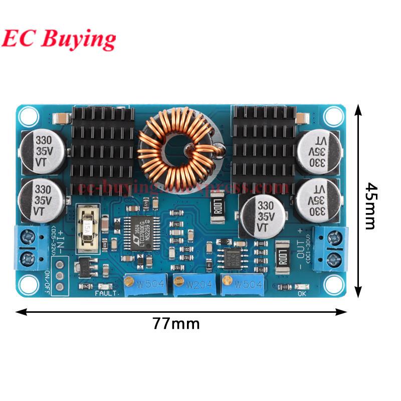 LTC3780 DC-DC 5-32V auf 1V-30V 10A 8A Automatischer Step-Up-Down-Wandler Boost Buck Lade-Netzteilmodul Auto Solar-Ladegerät