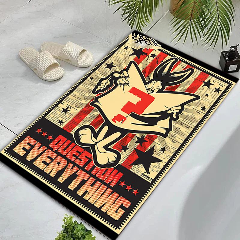 Rabbit Question Carpets Suitable Room Office Bedroom Door Mats Birthday Gifts Holiday Gifts Carpet Suitable For All Seasons