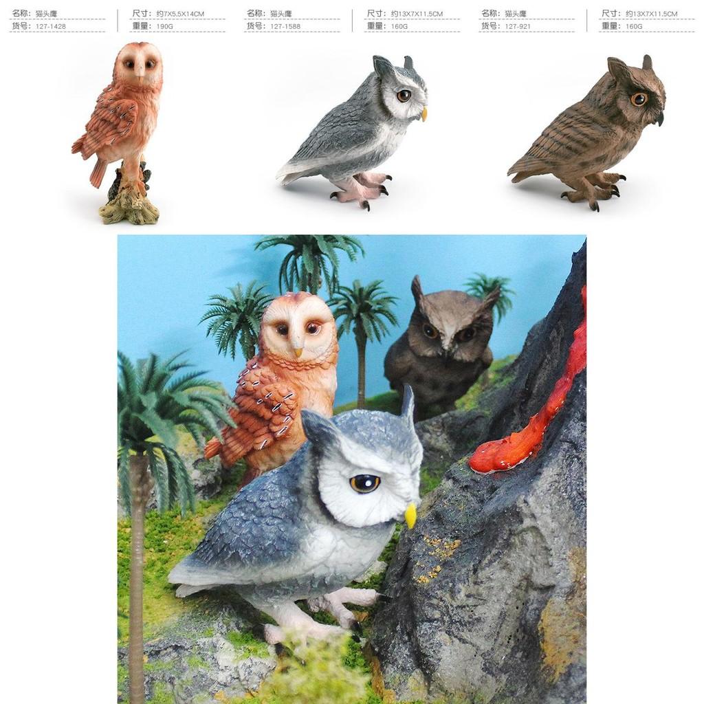 Stunning Static Animal Owl Figurine Collection Ideal For Desk Decoration And Display