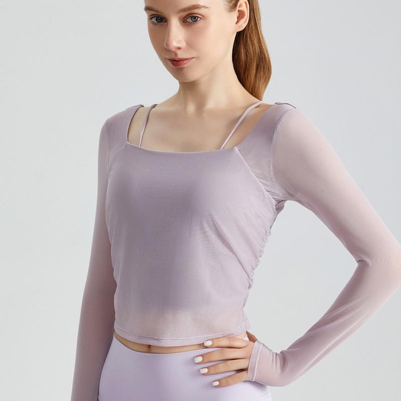 

Одежда для занятий йогой, топы XL фиолетовый