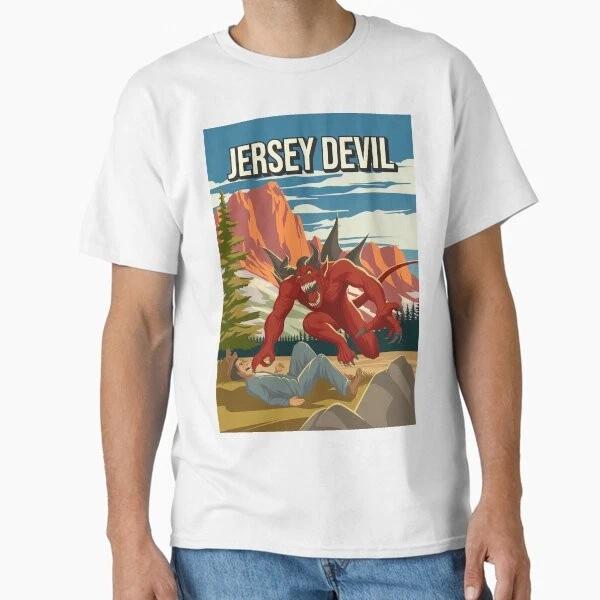 Jersey Devil Cryptid Minimal Cryptid Attack Trav Made In Usaaus Tshirt S2xl S